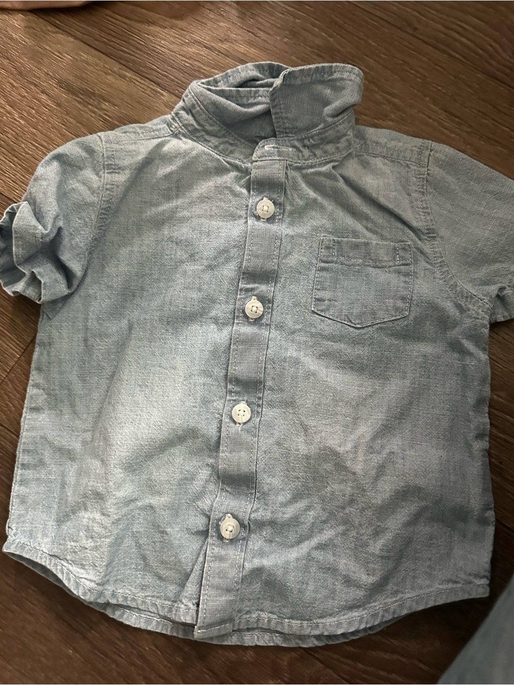 Old Navy Light Blue Kids Button Down Shirt